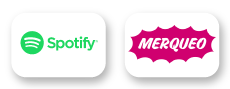 Logo de spotifai y merqueo