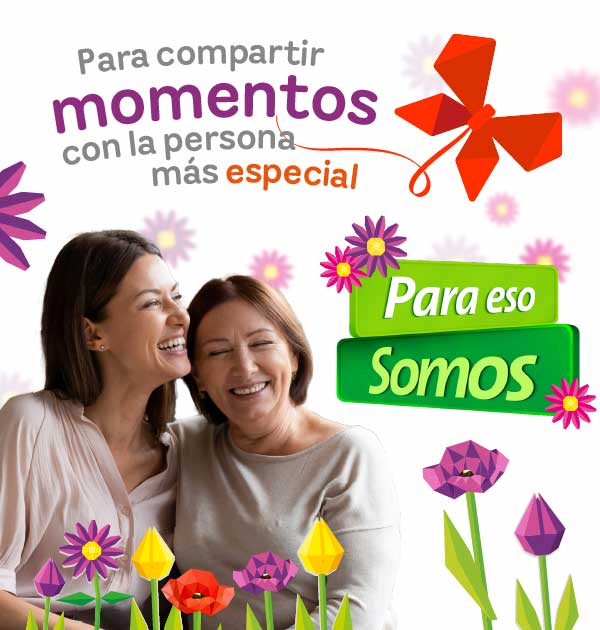 Para compartir momentos con la persona más especial. Para eso Somos